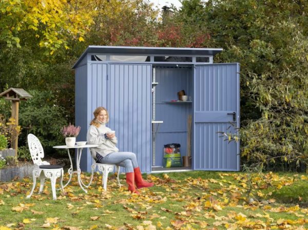 Hormann Berry Classic With Pent Roof - Premium Metal Shed