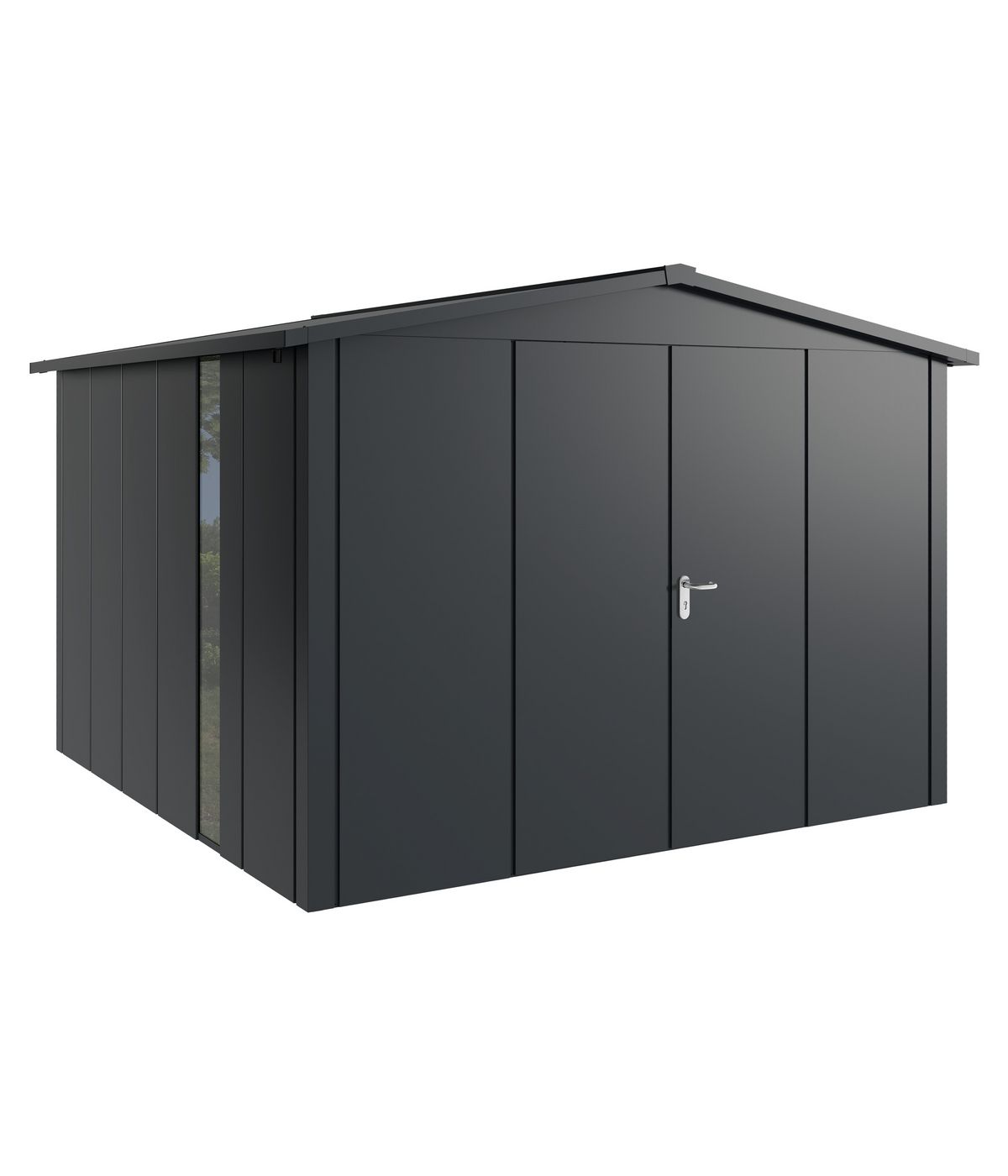 Hormann Juno Design With Apex Roof - Premium Metal Shed - Image 3