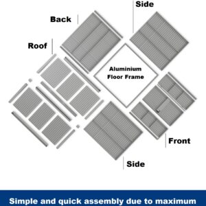 Hormann Berry Modern Style With Apex Roof - Premium Metal Shed - Image 8