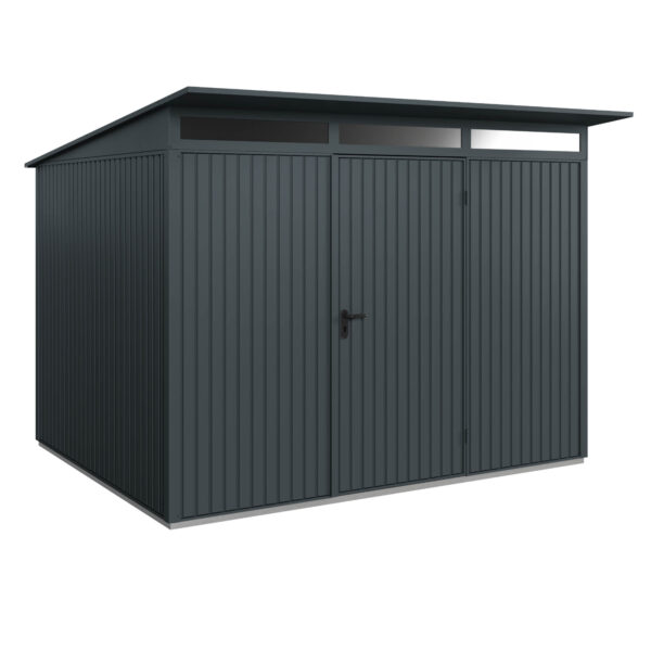 Hormann Berry Classic With Pent Roof - Premium Metal Shed