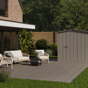 Hormann Juno Modern With Apex Roof - Premium Metal Shed - Image 4