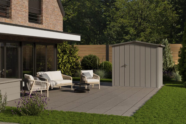 Hormann Juno Modern With Apex Roof - Premium Metal Shed - Image 4