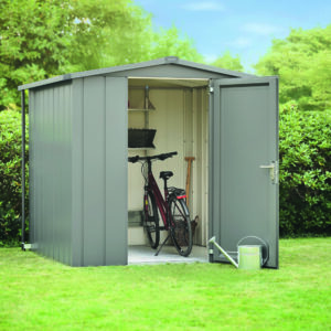 Hormann Juno Modern With Apex Roof - Premium Metal Shed