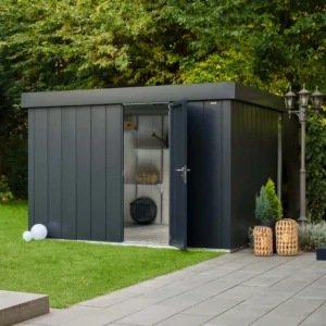 Hormann Juno Modern With Pent Roof - Premium Metal Shed