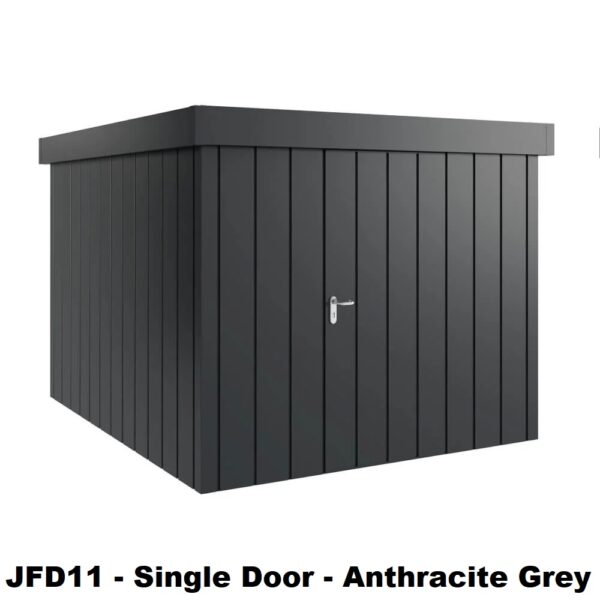 Hormann Juno Modern With Pent Roof - Premium Metal Shed - Image 7