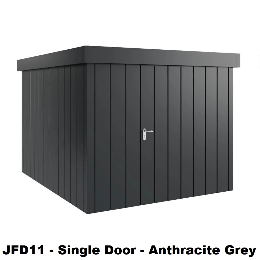Hormann Juno Modern With Pent Roof - Premium Metal Shed - Image 7