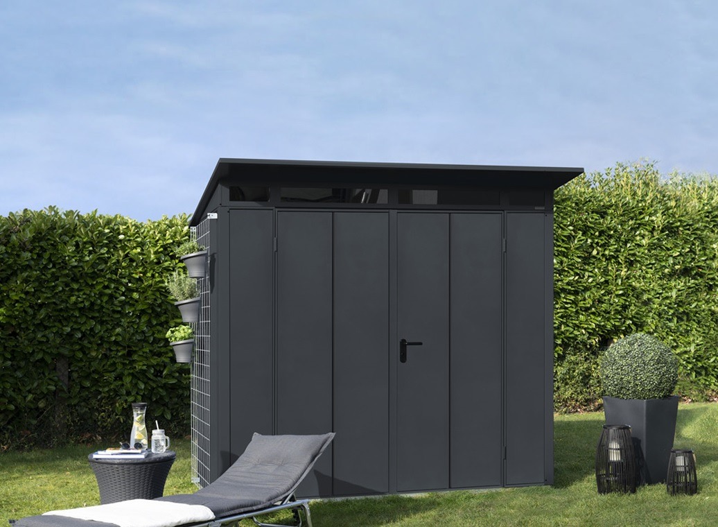 Hormann Berry Modern With Pent Roof - Premium Metal Shed - Image 2
