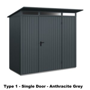 Hormann Berry Classic With Pent Roof - Premium Metal Shed - Image 11