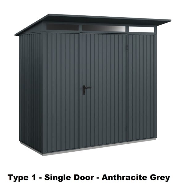 Hormann Berry Classic With Pent Roof - Premium Metal Shed - Image 11