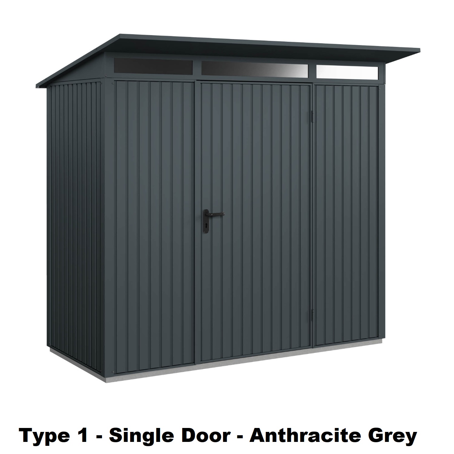 Hormann Berry Classic With Pent Roof - Premium Metal Shed - Image 11