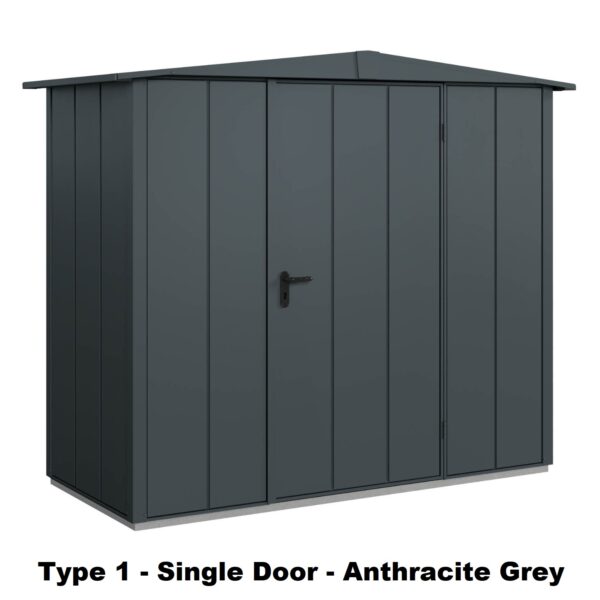 Hormann Berry Modern Style With Apex Roof - Premium Metal Shed - Image 12
