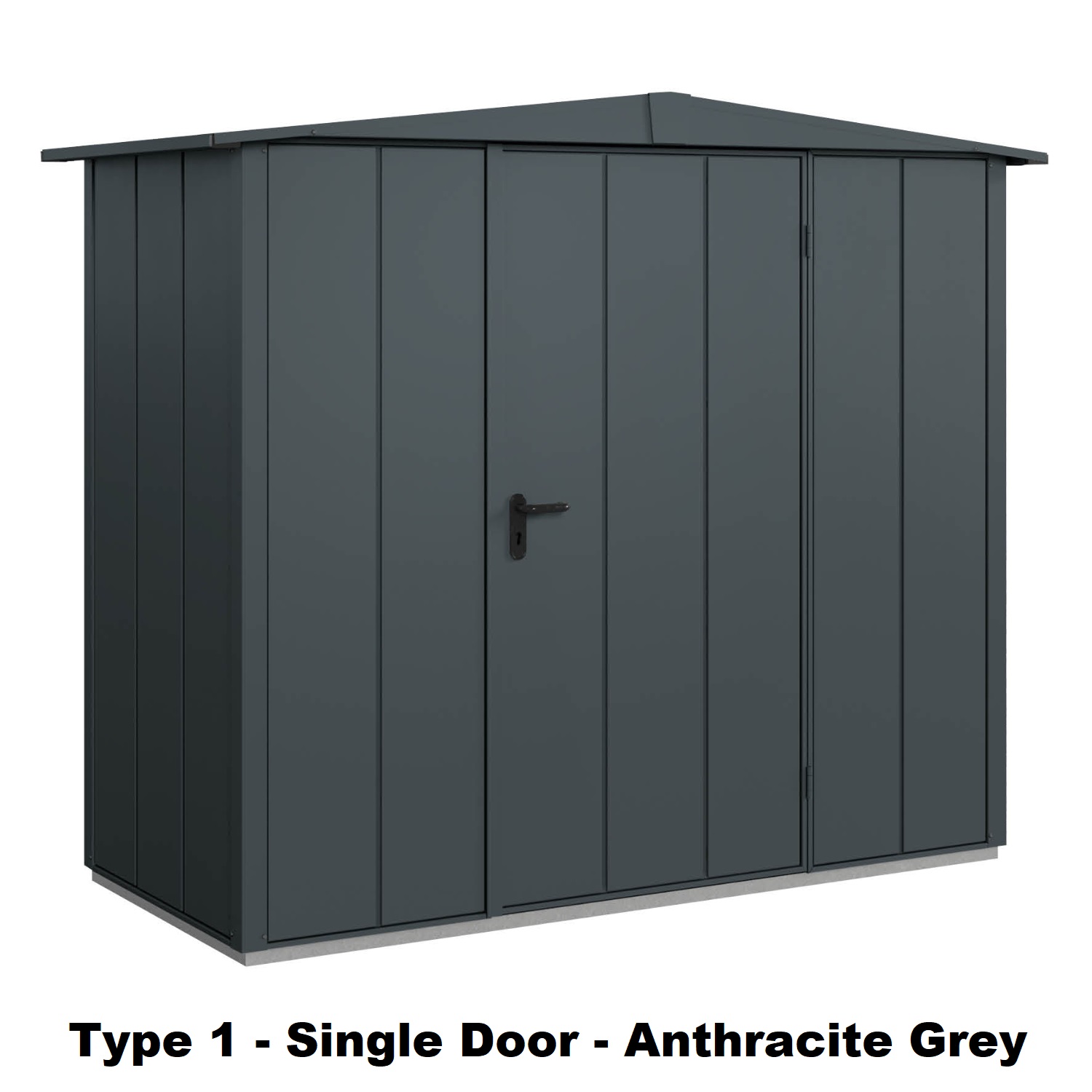 Hormann Berry Modern Style With Apex Roof - Premium Metal Shed - Image 12
