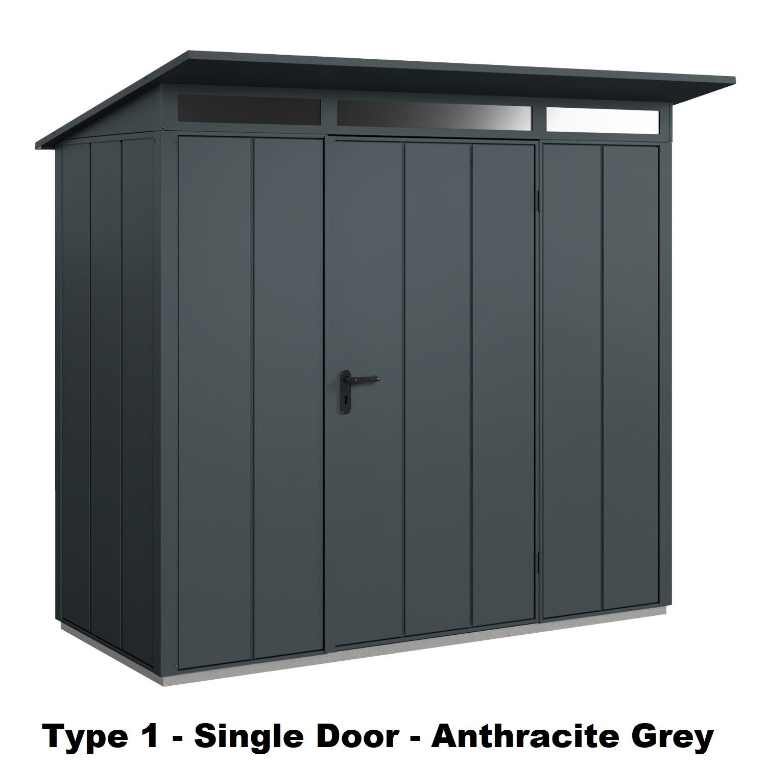 Hormann Berry Modern With Pent Roof - Premium Metal Shed - Image 12