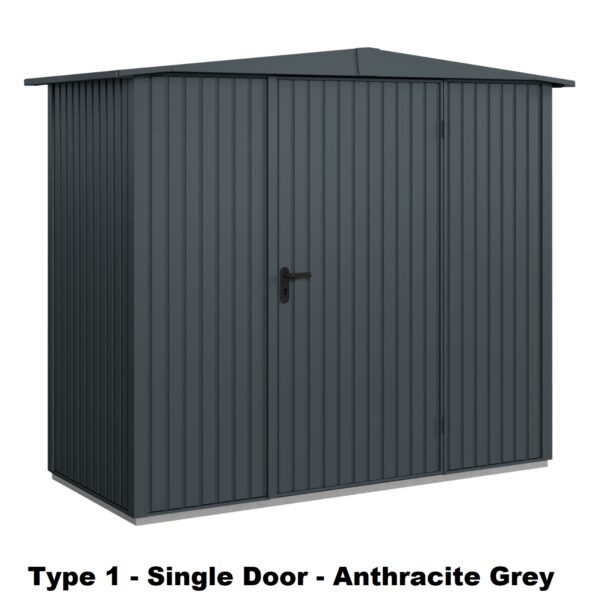 Hormann Berry Classic Style With Apex Roof - Premium Metal Shed - Image 10