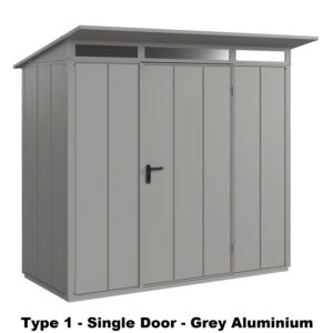 Hormann Berry Modern With Pent Roof - Premium Metal Shed - Image 13