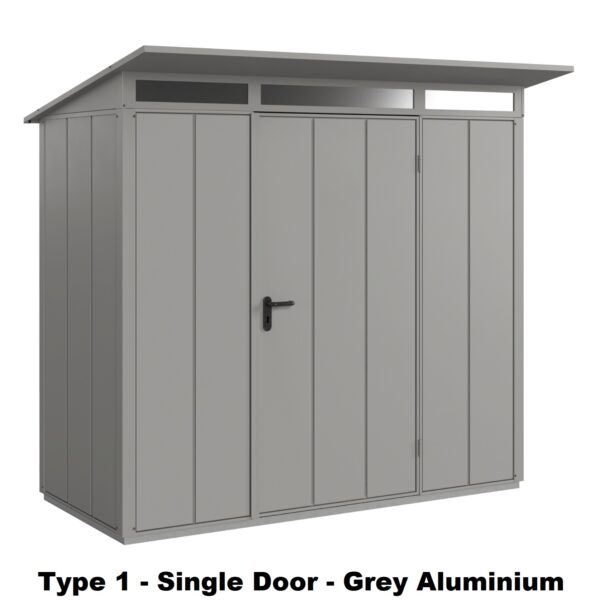 Hormann Berry Modern With Pent Roof - Premium Metal Shed - Image 13