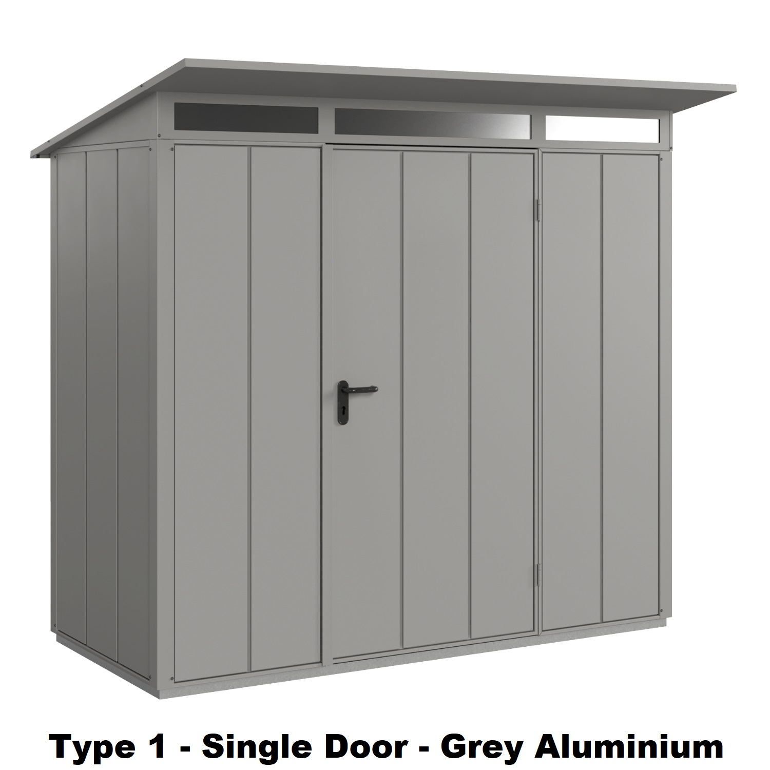Hormann Berry Modern With Pent Roof - Premium Metal Shed - Image 13