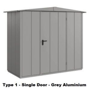 Hormann Berry Modern Style With Apex Roof - Premium Metal Shed - Image 13