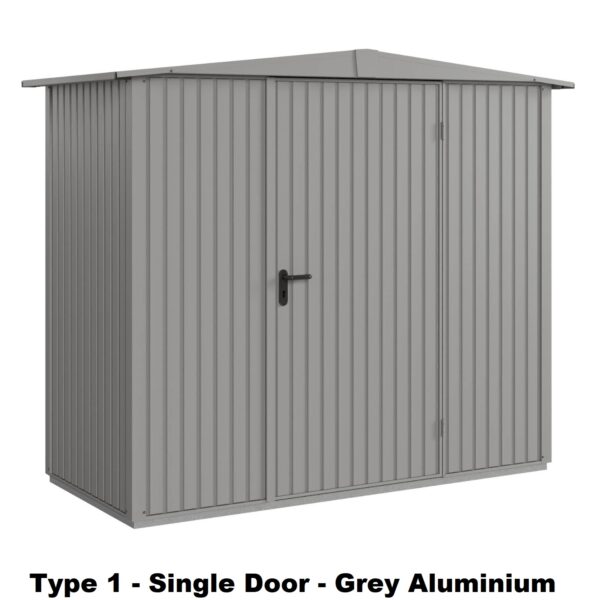 Hormann Berry Classic Style With Apex Roof - Premium Metal Shed - Image 11