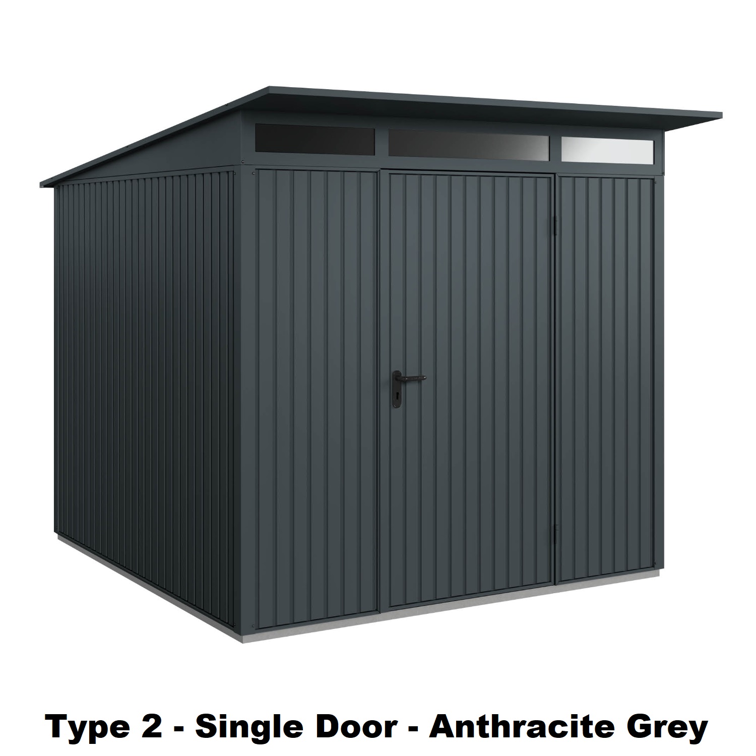 Hormann Berry Classic With Pent Roof - Premium Metal Shed - Image 12