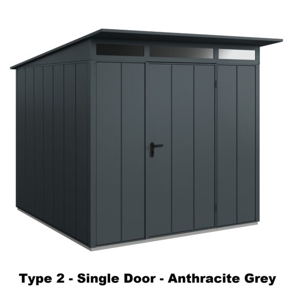 Hormann Berry Modern With Pent Roof - Premium Metal Shed - Image 14