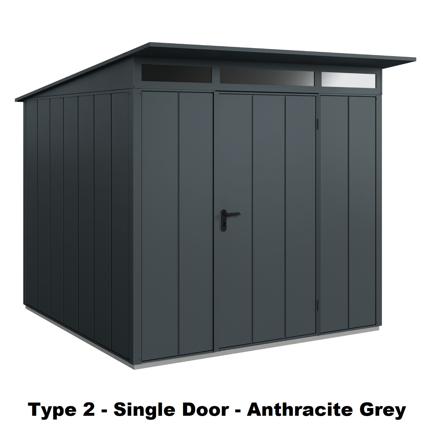 Hormann Berry Modern With Pent Roof - Premium Metal Shed - Image 14