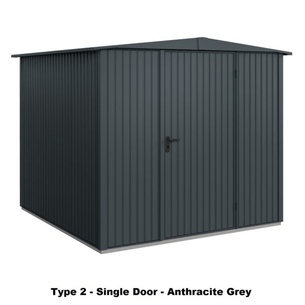 Hormann Berry Classic Style With Apex Roof - Premium Metal Shed - Image 13