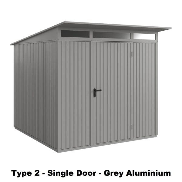 Hormann Berry Classic With Pent Roof - Premium Metal Shed - Image 13
