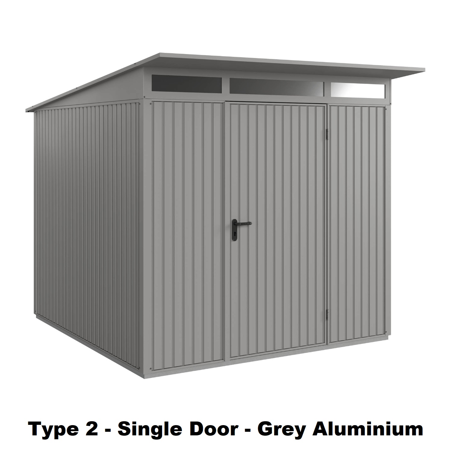 Hormann Berry Classic With Pent Roof - Premium Metal Shed - Image 13
