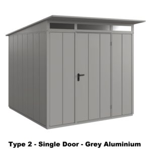 Hormann Berry Modern With Pent Roof - Premium Metal Shed - Image 15
