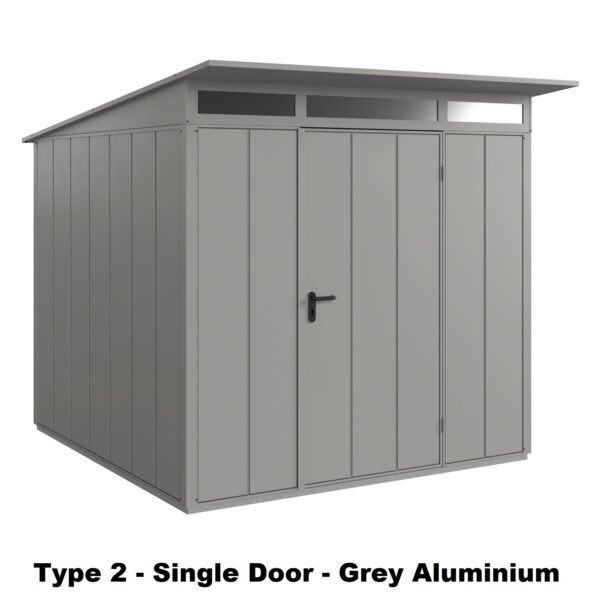 Hormann Berry Modern With Pent Roof - Premium Metal Shed - Image 15