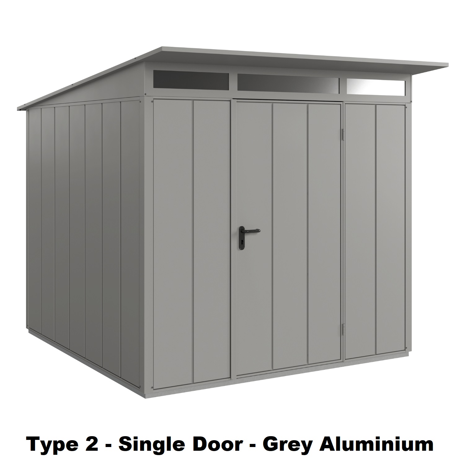 Hormann Berry Modern With Pent Roof - Premium Metal Shed - Image 15