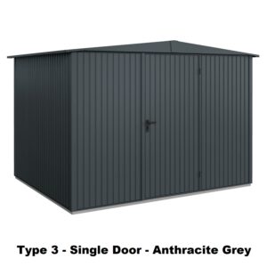 Hormann Berry Classic Style With Apex Roof - Premium Metal Shed - Image 16