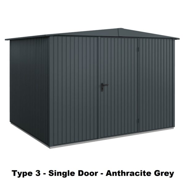 Hormann Berry Classic Style With Apex Roof - Premium Metal Shed - Image 16