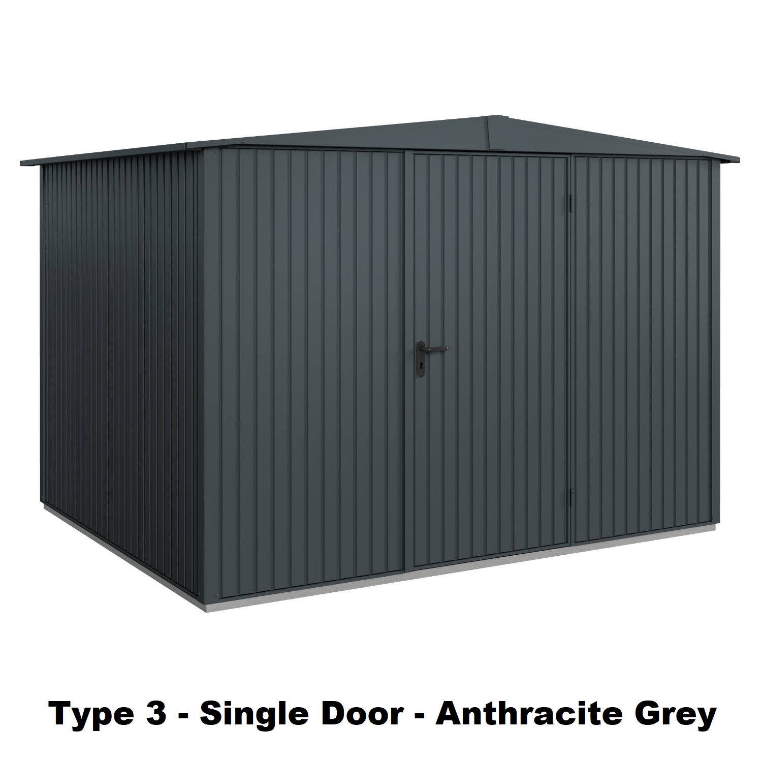 Hormann Berry Classic Style With Apex Roof - Premium Metal Shed - Image 16
