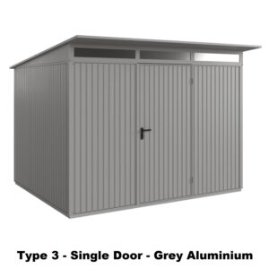 Hormann Berry Classic With Pent Roof - Premium Metal Shed - Image 15
