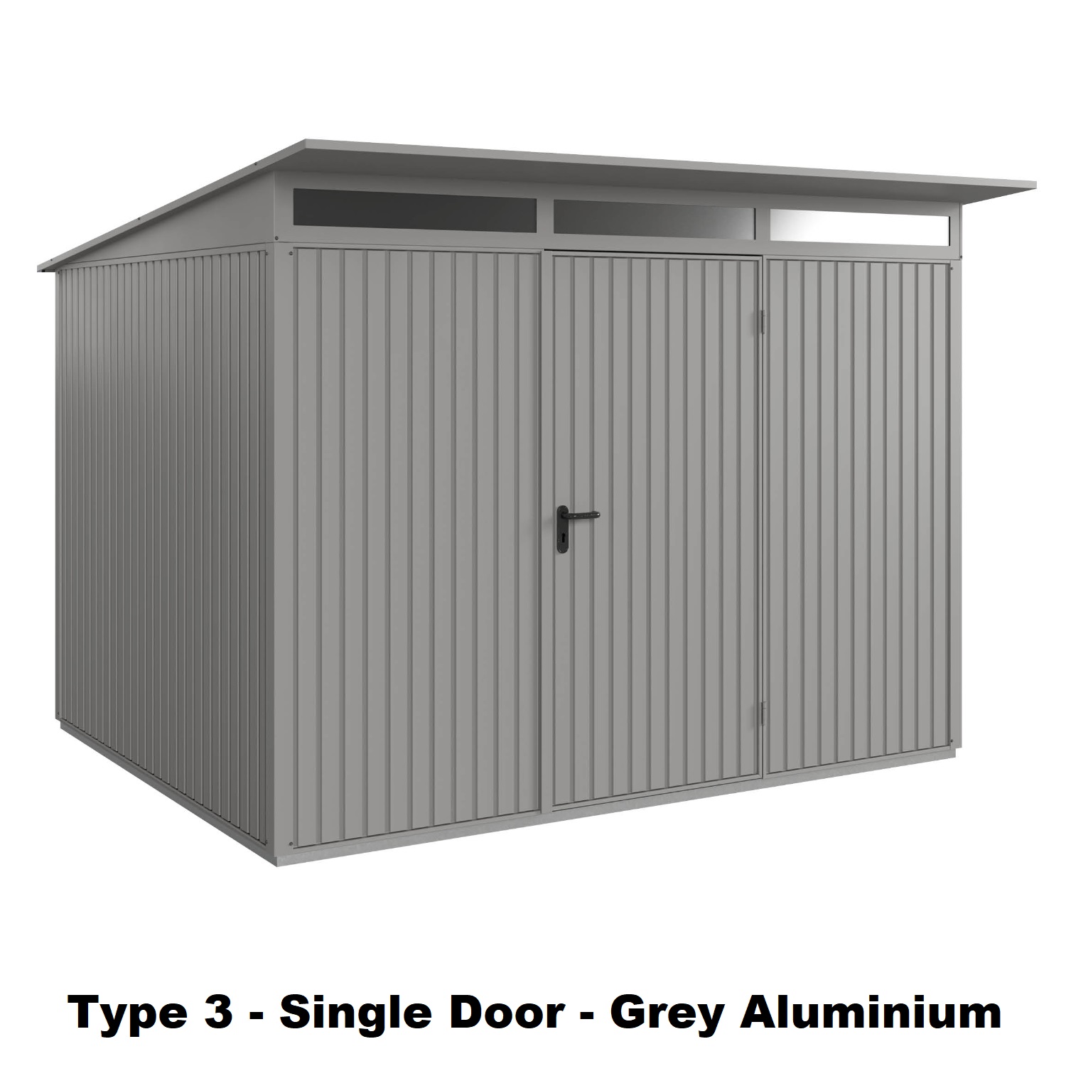 Hormann Berry Classic With Pent Roof - Premium Metal Shed - Image 15