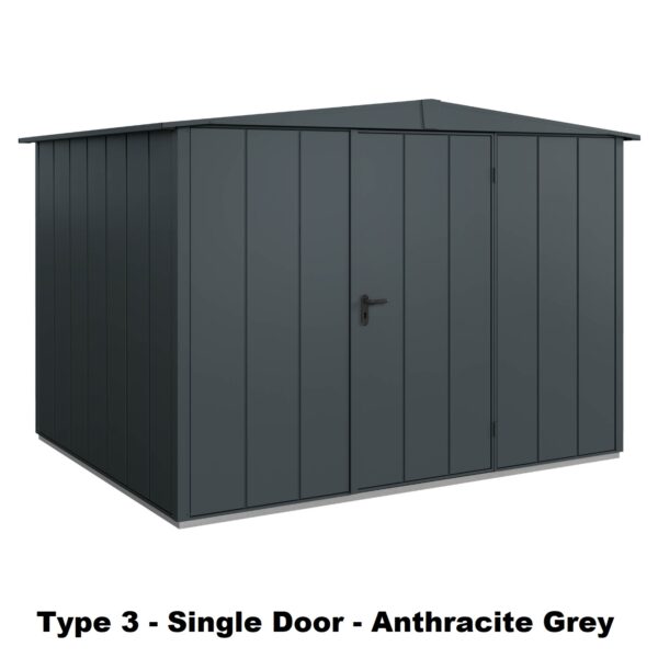 Hormann Berry Modern Style With Apex Roof - Premium Metal Shed - Image 17