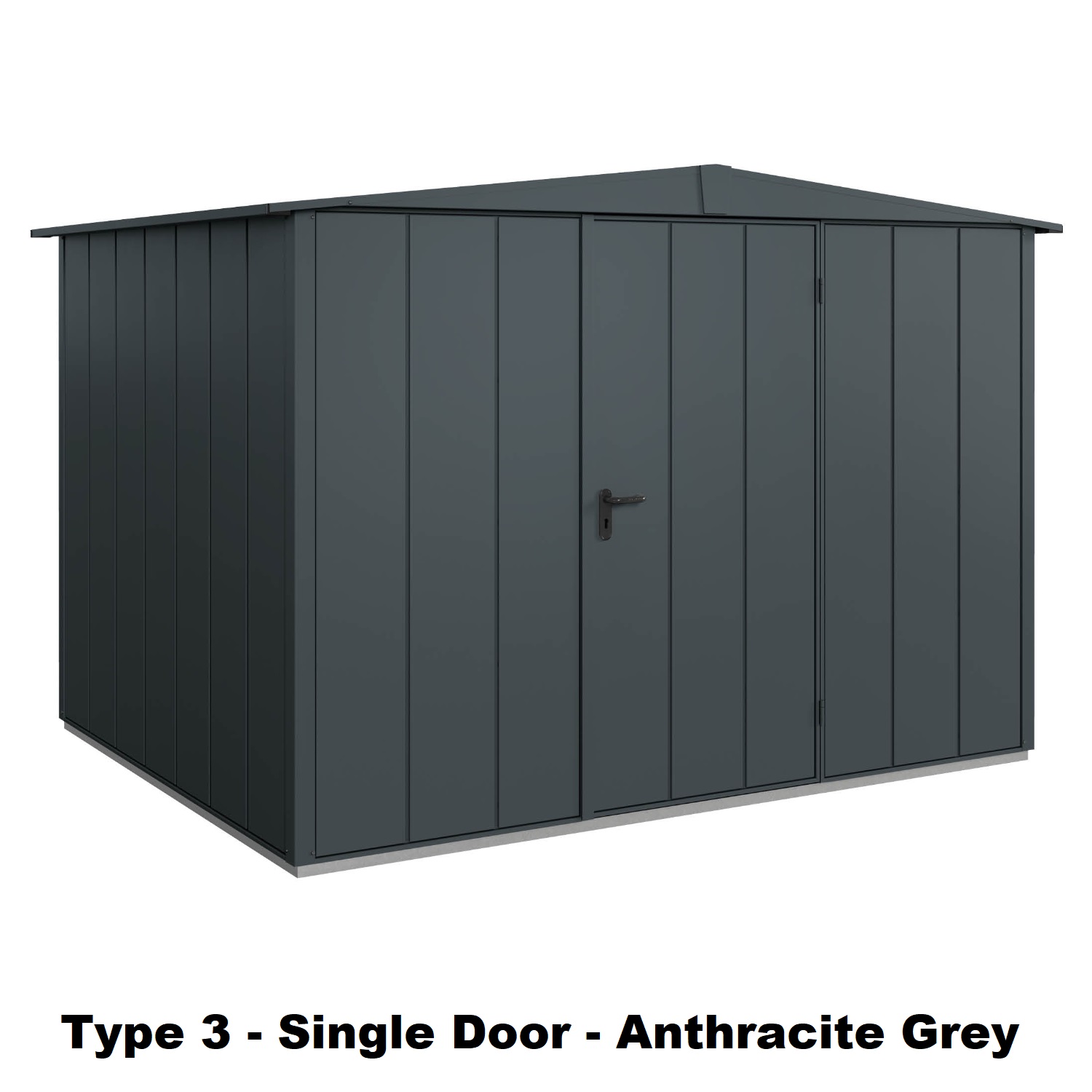 Hormann Berry Modern Style With Apex Roof - Premium Metal Shed - Image 17