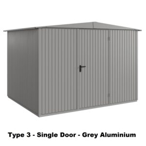 Hormann Berry Classic Style With Apex Roof - Premium Metal Shed - Image 17