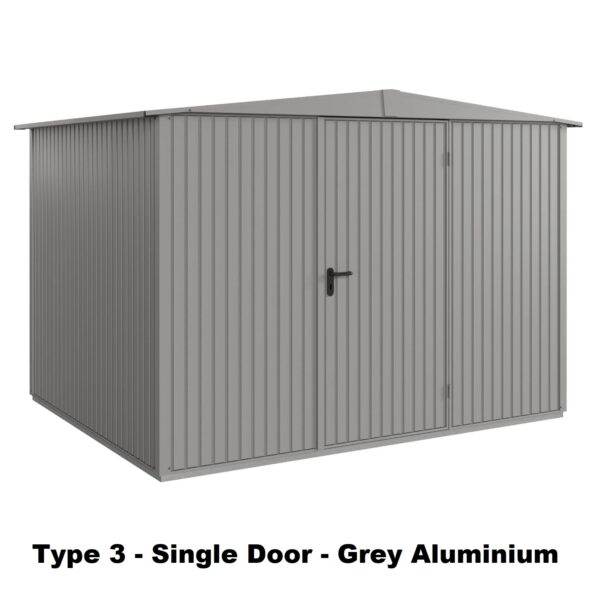 Hormann Berry Classic Style With Apex Roof - Premium Metal Shed - Image 17